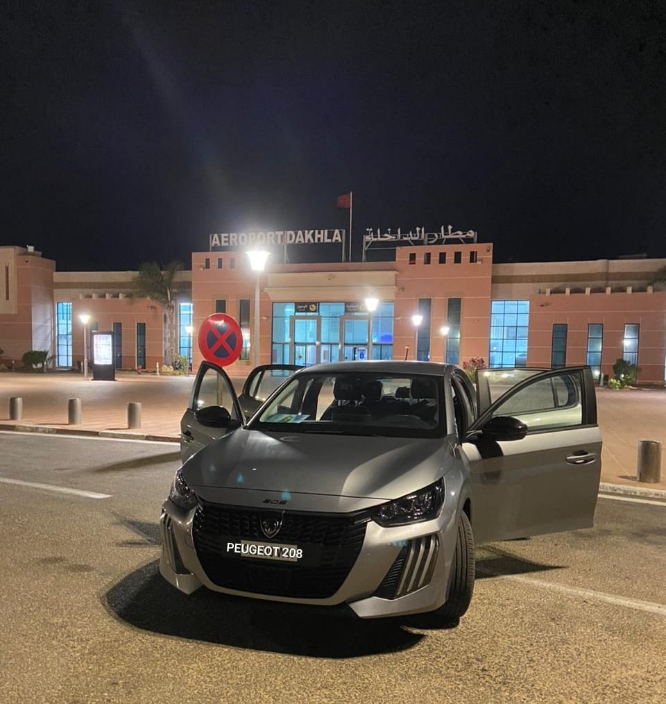 Louez la nouvelle Peugeot 208 à Dakhla